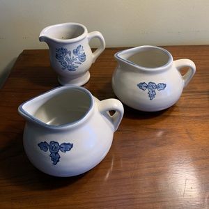 Pfaltzgraff Yorktowne Gravy Boats and Creamer